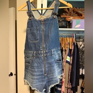 We The Free Blue Denim Jacket